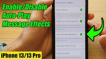 iPhone 13/13 Pro: How to Enable/Disable Auto-Play Message Effects
