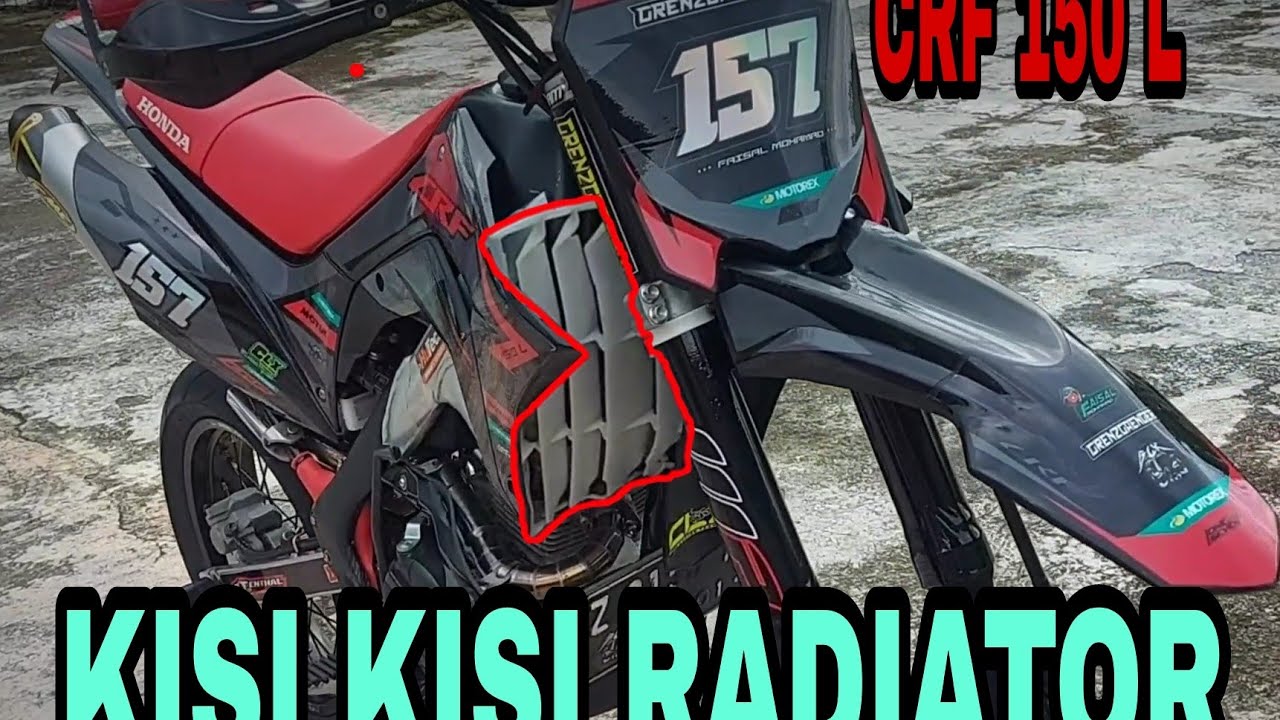 PASANG KISI KISI RADIATOR KE CRF 150 - YouTube