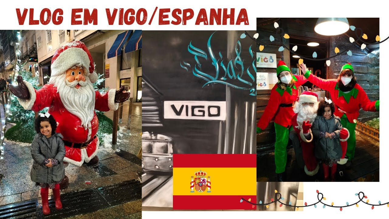 NAVIDAD EN ESPAÑA!! LUCES DE NAVIDAD EN VIGO/GALICIA.| Vlog do paseo en vigo
