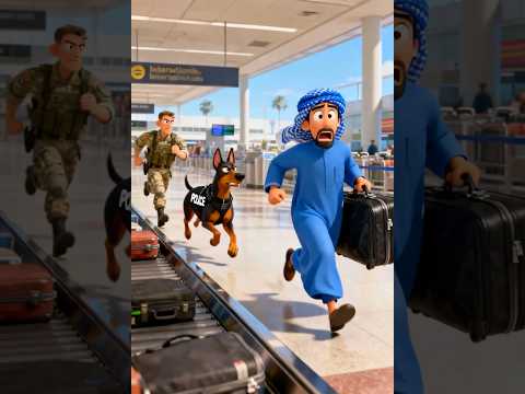 Doberman K9 Rescues Everyone At The Airport