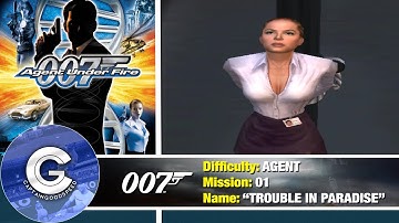 James Bond 007: Agent Under Fire (PS2) Full Walkthrough | Mission 1: TROUBLE IN PARADISE