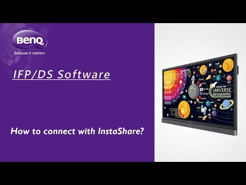 [BenQ FAQ] Public Display Product_How to connect with InstaShare?