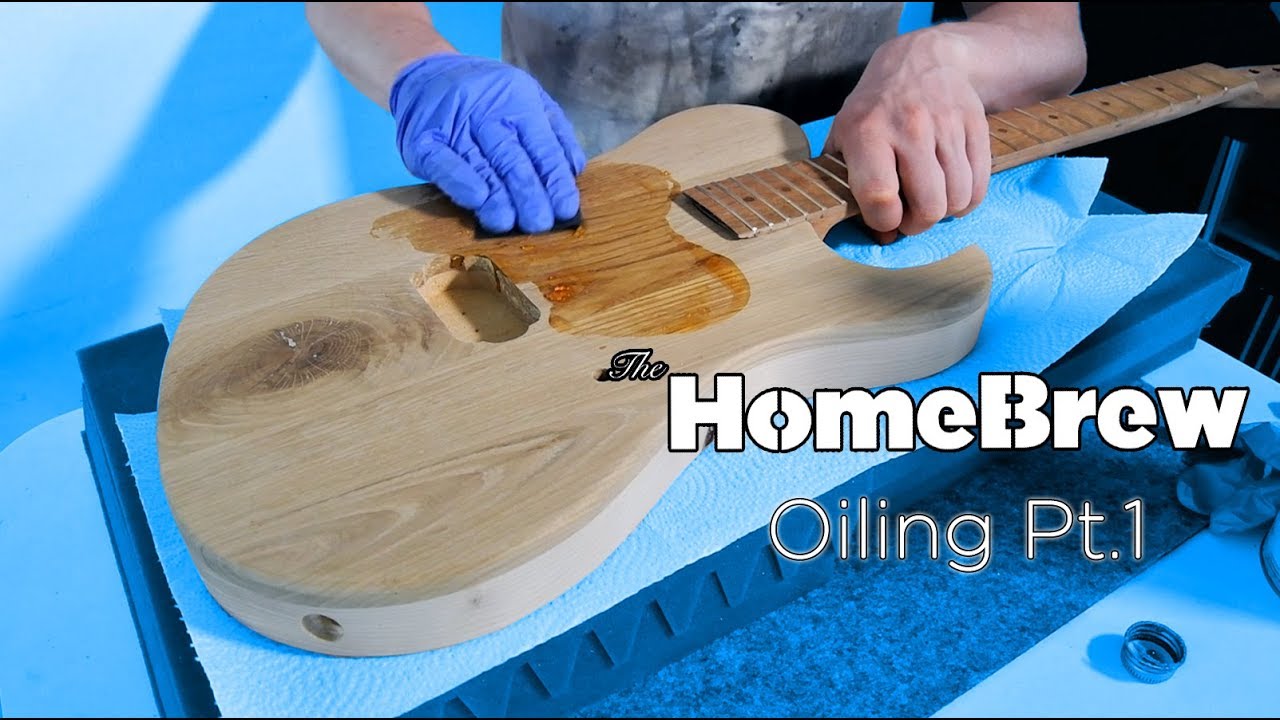 Using Oil To Finish a Guitar (Crimson Guitars Guitar Finishing Oil