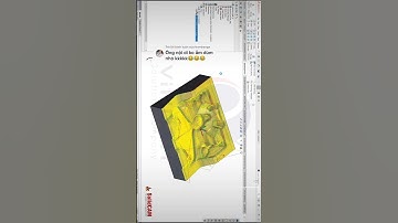 Turbo 3D HSM Kết hợp Constant với linear machining trong SolidCAM - SolidCAM 2021