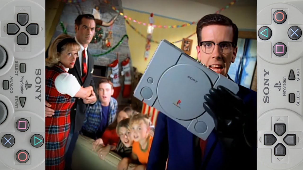 S.A.P.S. "The Stick Better Than PlayStation" (Sony PlayStation\PS1\Christmas UK Commercial) Full HD