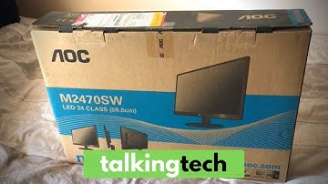 AOC 24" LED Monitor M2470SW - Unboxing & Review
