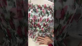 Making a floral print organza midi dress dress fashion mididress creative sewing