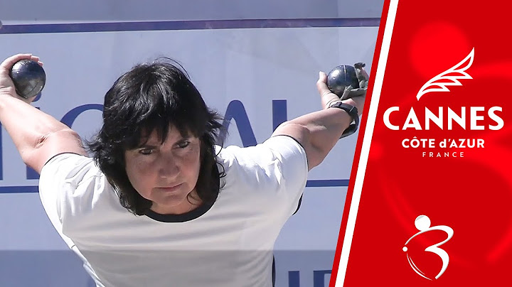 Quart BEJI vs MAILLARD : National doublette féminin à pétanque de Cannes 2025