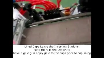 Budget Pre Cut Cap Lining Material Dual Lane Cap Lining Machine