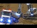 RC Truck Action at The Stonebreaker-Area! MB Arocs! Scania! MAN! Liebherr! Komatsu!