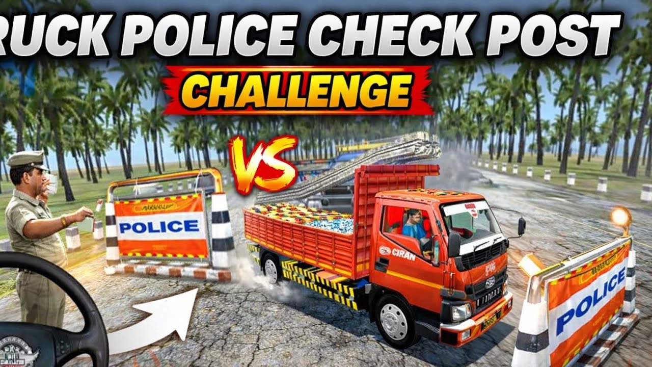 Police Checkpost Par Full Load Truck 😱 | Bach Paya Ya Pakda Gaya?