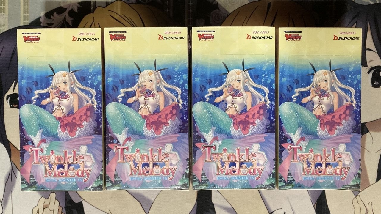 Opening Four Cardfight Vanguard Twinkle Melody Extra Booster Boxes Opening Four Cardfight Vanguard Twinkle Melody Extra Booster Boxes