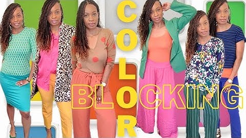 How to Wear Color Blocking Outfits| Color Block Fashion Style Ideas  #howtocolorblock #howtostyle