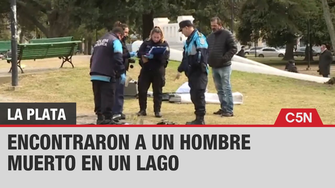 LA PLATA: ENCONTRARON el CUERPO de un HOMBRE FLOTANDO en el PARQUE ...