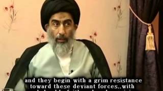 Sayed Hussain Al Modaressi speaks about Ansar Al Imam Al Mahdi Resimi