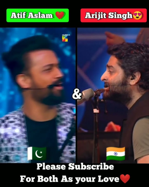 Atif Aslam ❤ & Arijit singh 😍|| #arijitsingh #shorts #trending #viral