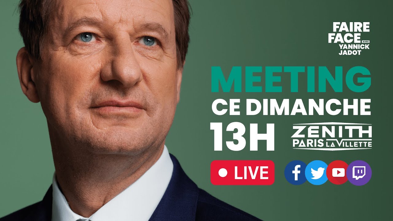 Le grand meeting du Zenith de Yannick Jadot