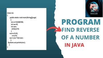 Find reverse of a number in java in hindi full explaination| Java tutorial |base code