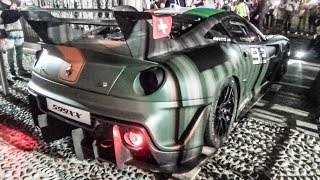 Ferrari 599 Xx And Ferrari 812 Superfast Loaded On Truck. 70 Year Anniversary Party. Turin, Italy