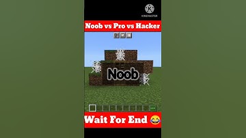 #noob vs #pro vs #hacker😂😂 #shorts #minecraft #noobvspro #viralshorts #shortsfeed #noobprank #funny