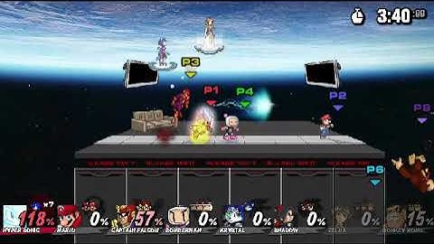 SSF2 Mods: Hyper Sonic is still op