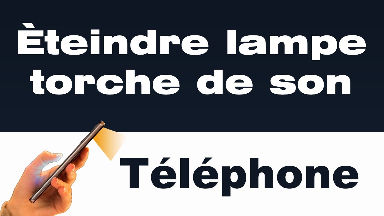 Comment éteindre la lampe torche de mon téléphone - YouTube