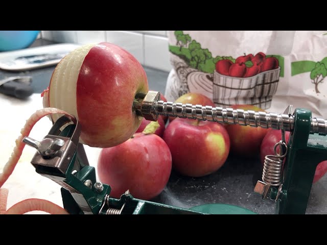 How to Operate an OXO apple slicer « Fruit :: WonderHowTo