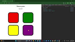simon Say Game Using html,css and JavaScript