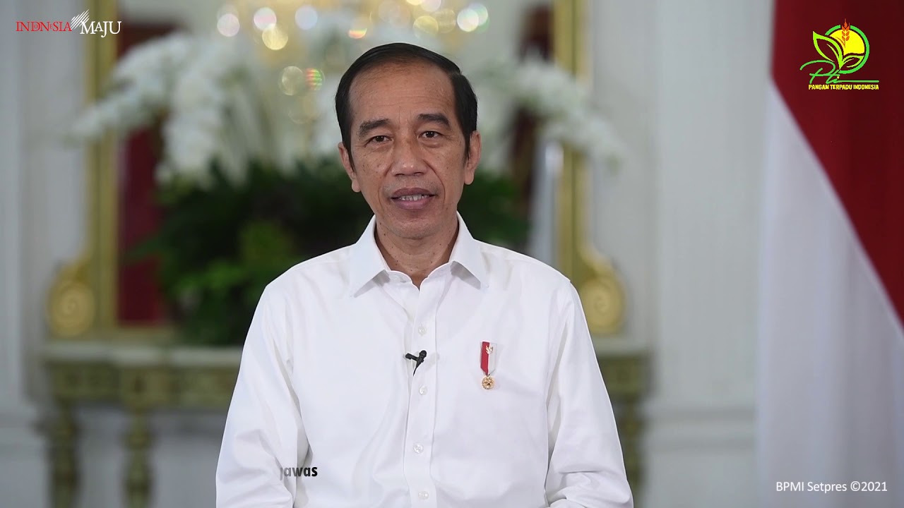 SAMBUTAN JOKOWI UNTUK PANEN RAYA RAWA SUBUR