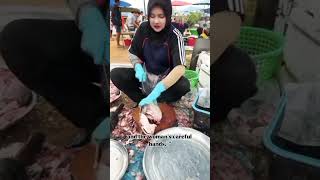 This Womans Fish Cleaning Skills Are Insane