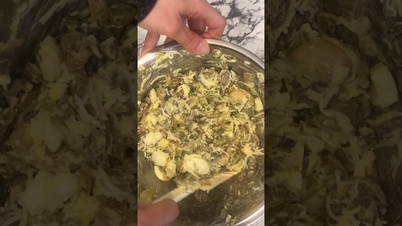 סלט פטריות ובצל    Mushroom & Onion Salad 