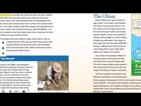 Impact! Social Studies 5th Grade Ch1 L1 Page 10-11 - YouTube