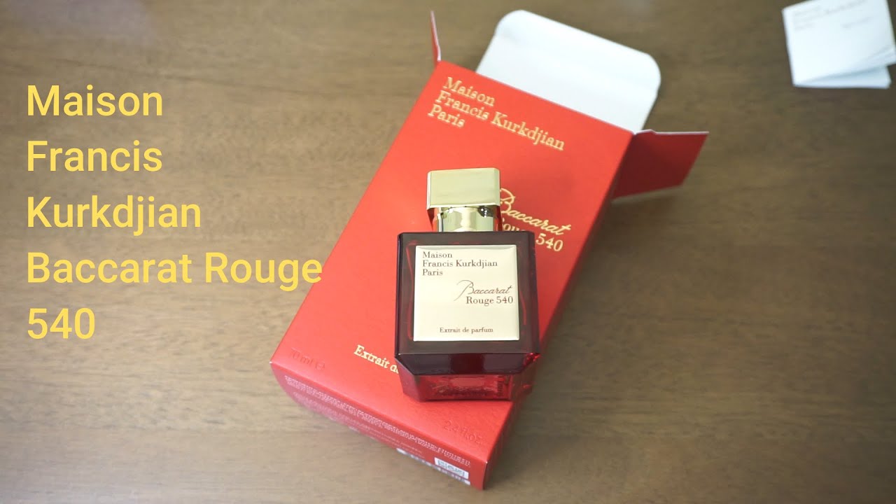 Baccarat Rouge 540 Extrait de Parfum MAISON FRANCIS KURKDJIAN 2.4 oz 70 ml