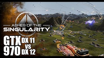 GTX 970 OC: Ashes of the Singularity | 1080p | DX11 vs DX12 | BENCHMARK COMPARISON