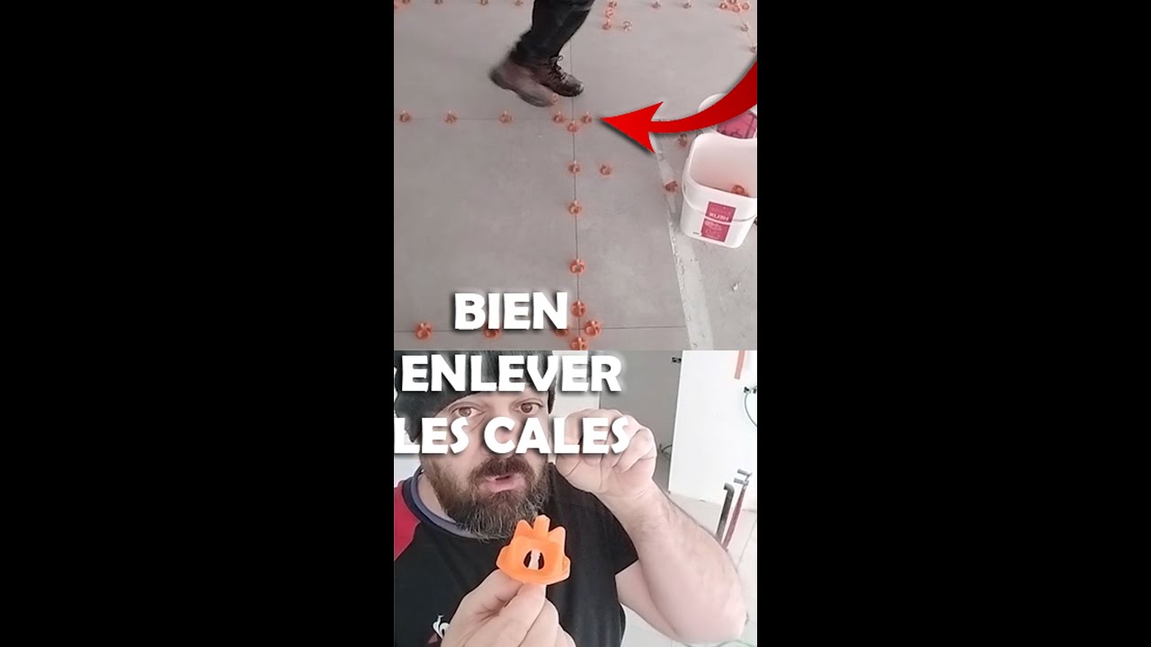 9. Comment bien enlever les cales auto-nivellantes