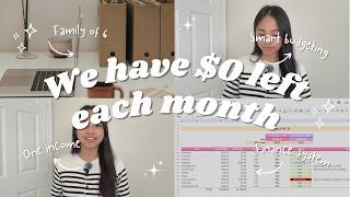 Realistic Zero-Based Budgeting 💸 Family of 6 | Complete Walkthrough of the Family Finance System ✨