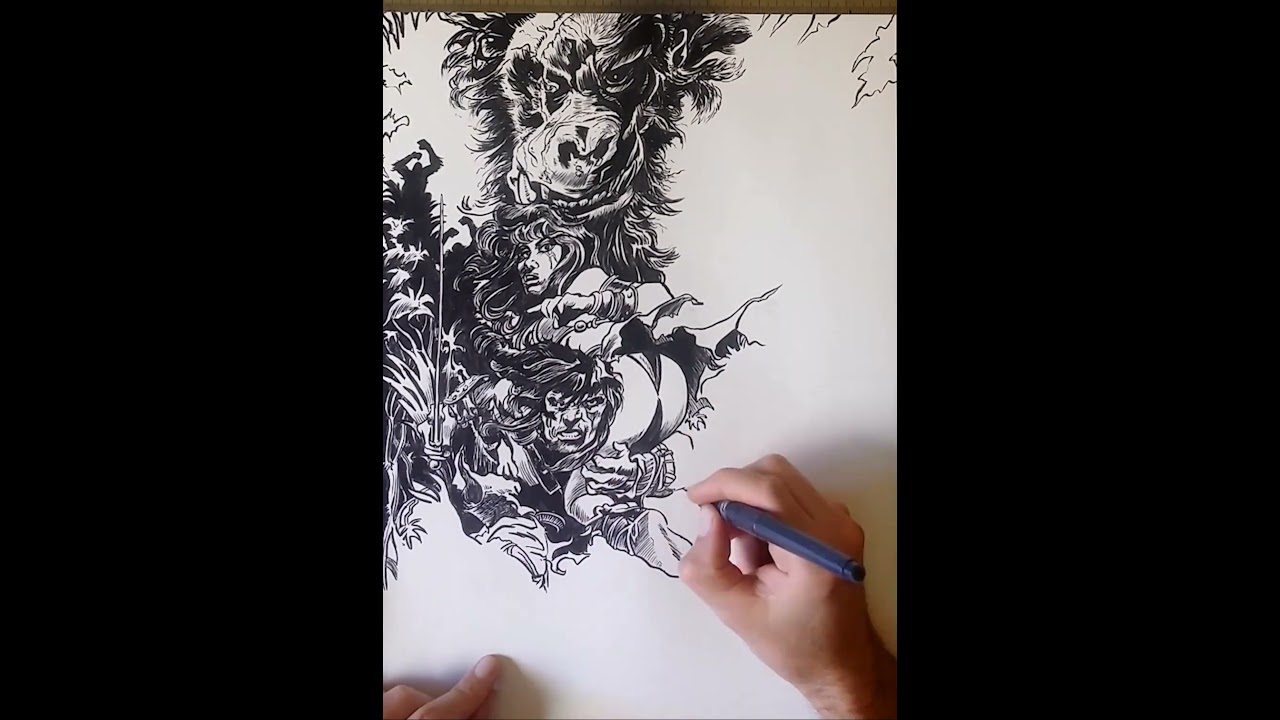 Conan the Barbarian. Tomás Giorello. ( fan art )