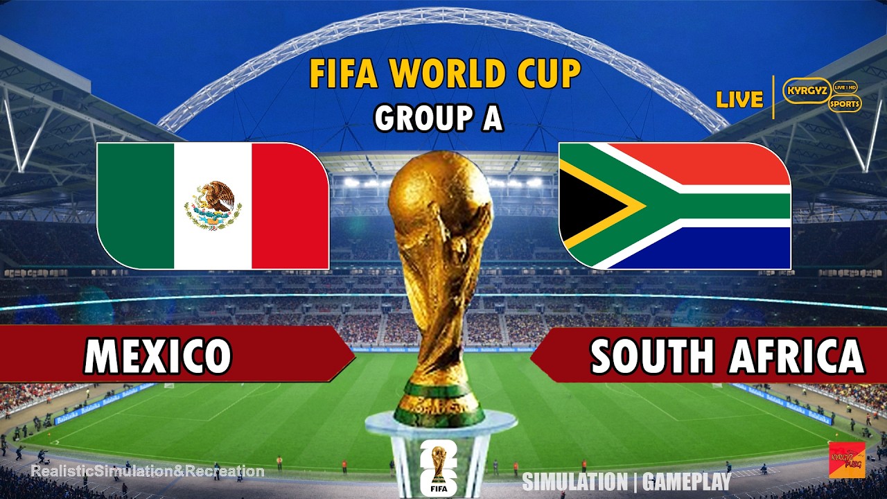 MÉXICO vs SUDÁFRICA | Grupo A | Copa Mundial de la FIFA 2026| Simulación completa del partido en PES