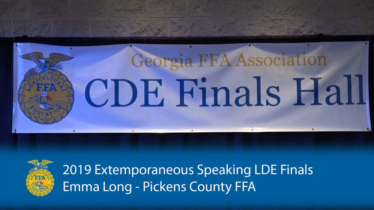 Extemporanous Speaking LDE - State Finals 2019 - YouTube