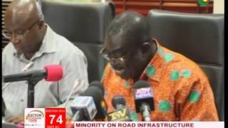 Minority in parliament says under NDC gov't more roads have deteriorated   - 23/9/2016
