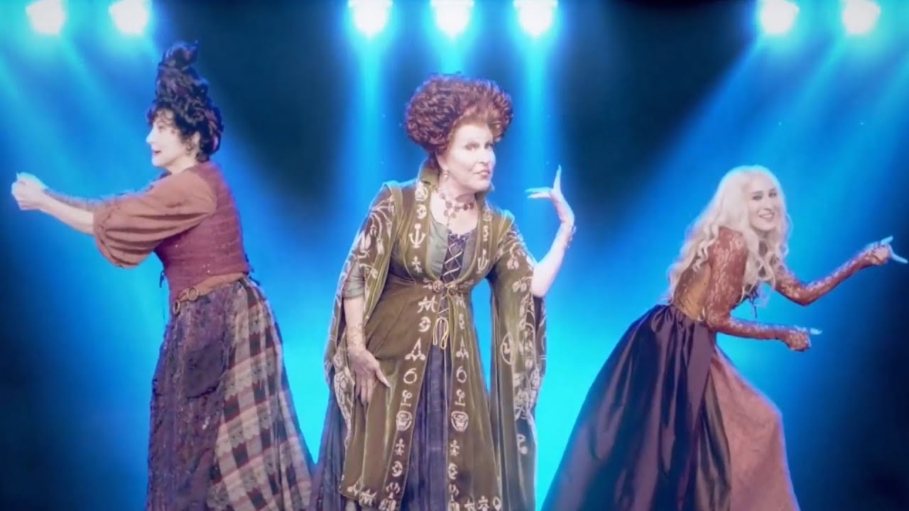 Hocus Pocus Reunion: Watch the Sanderson Sisters SING Together!