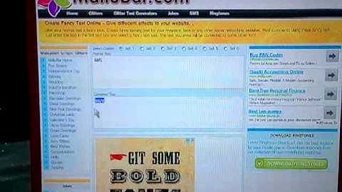Tutorial how to get symbols and fancy text on your comment on ps3