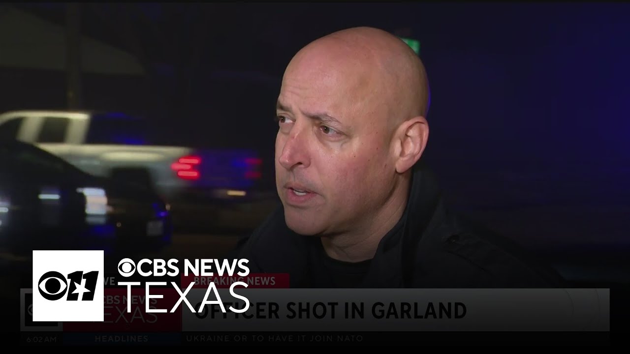 Garland PD officer shot, suspect killed early Monday - YouTube