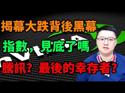 【港美股】揭秘大跌下的黑幕！指數，見底了嗎？騰訊，最後的倖存者？恆生指數 | 美股 | 港股｜騰訊｜英偉達