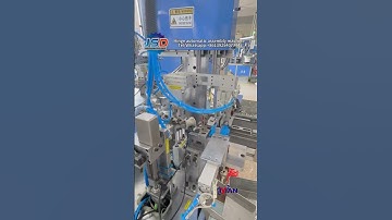 Hydraulic hinge smart automatic assembly machine  #hingeproductionline #hingemachinery