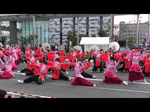 「福井大学よっしゃこい」安濃津よさこい2022【津中央郵便局前】