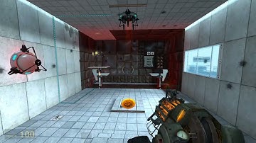 High Energy Pellet goes through me in Portal 1