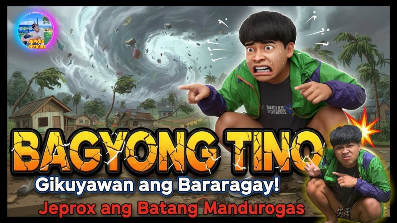 🌪️ “Bagyong Tino, Gikuyawan ang Barangay! : Jeprox ang Batang Mandurugas 😱💥”
