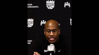 Coach Brown From the kings talks about Keon Ellis signing a standard NBA Contract
