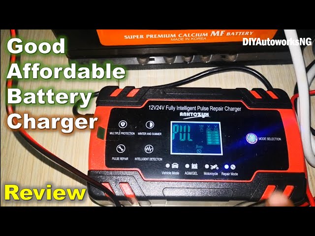 Good Affordable Car BATTERY CHARGER: Pulse Charger REVIEW